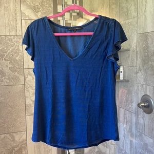 White House Black Market Jean design short sleeve shirt new with tag Women’s S